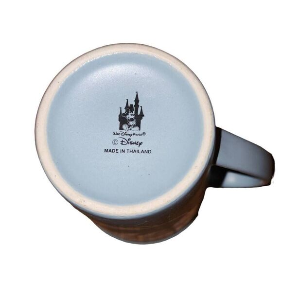 Disneyland Mickey Mouse Mug Cup Blue Gray Clever Smart Strong Fearless Brave - Picture 5 of 5